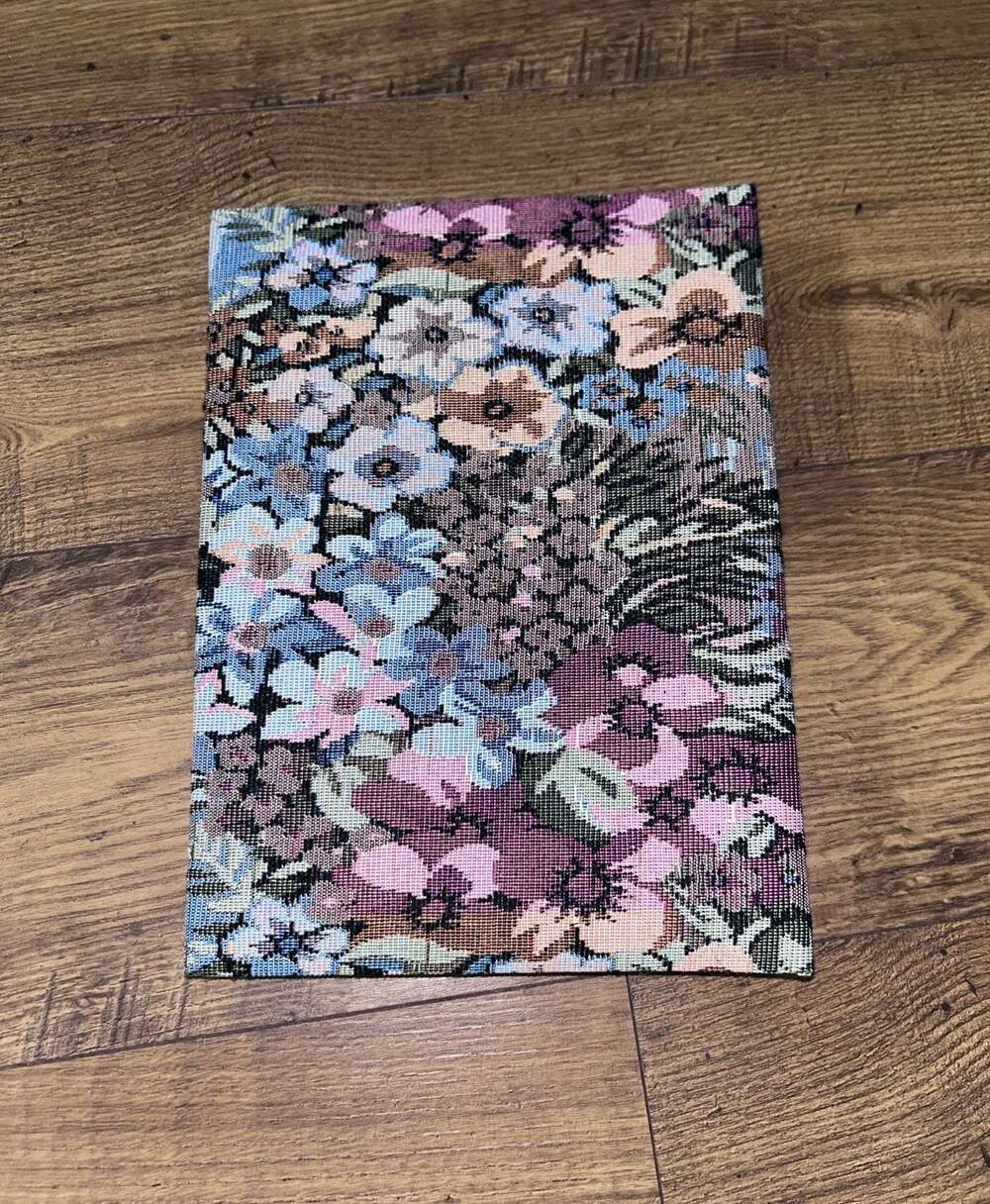 Vintage Floral Jacquard Tapestry Photo Album